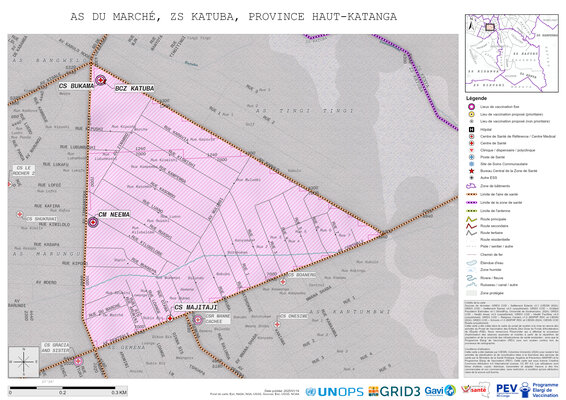 Microplanning: Du-March, Katuba, Lubumbashi, Haut-Katanga, COD (2025)