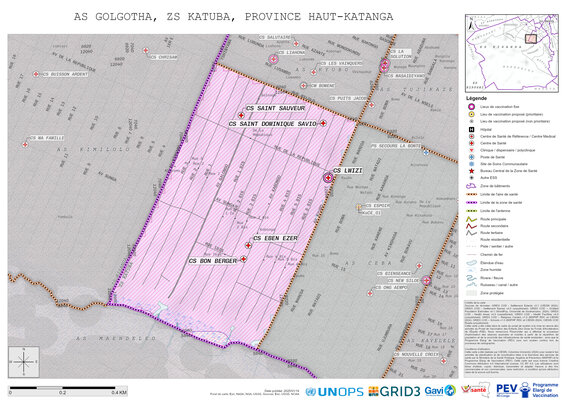 Microplanning: Golgotha, Katuba, Lubumbashi, Haut-Katanga, COD (2025)