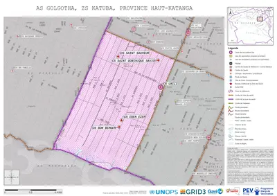 Microplanning: Golgotha, Katuba, Lubumbashi, Haut-Katanga, COD (2025)