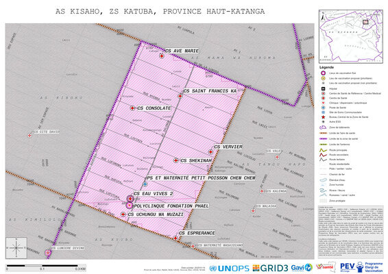 Microplanning: Kisaho, Katuba, Lubumbashi, Haut-Katanga, COD (2025)