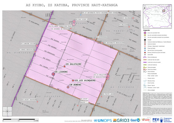 Microplanning: Kyubo, Katuba, Lubumbashi, Haut-Katanga, COD (2025)