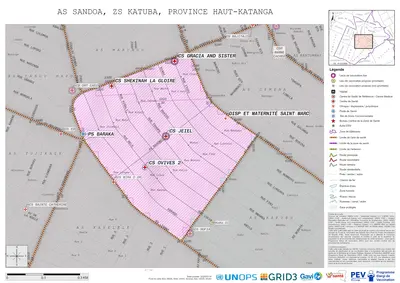 Microplanning: Sandoa, Katuba, Lubumbashi, Haut-Katanga, COD (2025)