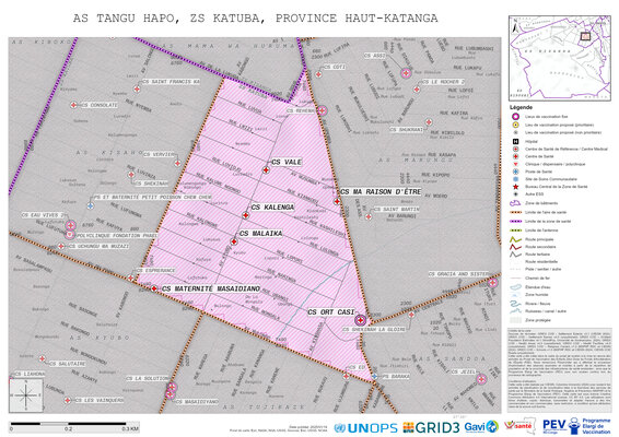Microplanning: Tangu-Hapo, Katuba, Lubumbashi, Haut-Katanga, COD (2025)
