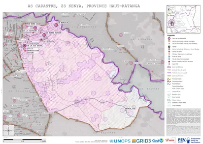 Microplanning: Cadastre, Kenya, Lubumbashi, Haut-Katanga, COD (2025)