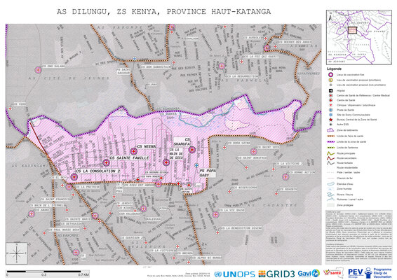 Microplanning: Dilungu, Kenya, Lubumbashi, Haut-Katanga, COD (2025)