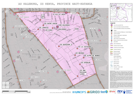 Microplanning: Kalebuka, Kenya, Lubumbashi, Haut-Katanga, COD (2025)