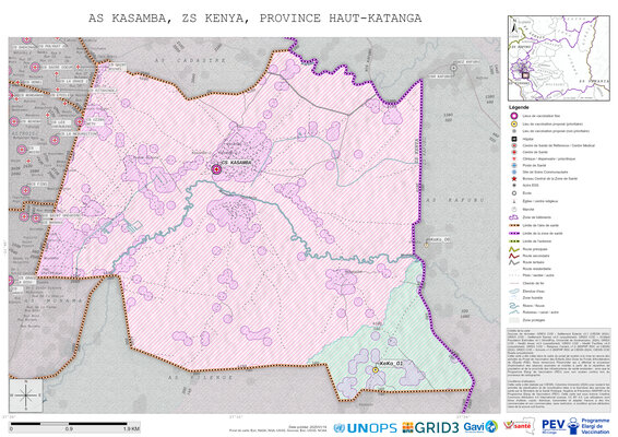 Microplanning: Kasamba, Kenya, Lubumbashi, Haut-Katanga, COD (2025)