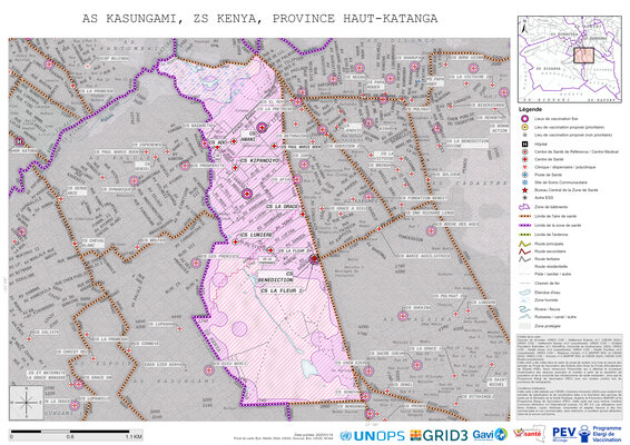 Microplanning: Kasungami, Kenya, Lubumbashi, Haut-Katanga, COD (2025)