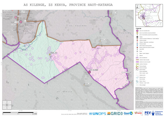 Microplanning: Kilenge, Kenya, Lubumbashi, Haut-Katanga, COD (2025)