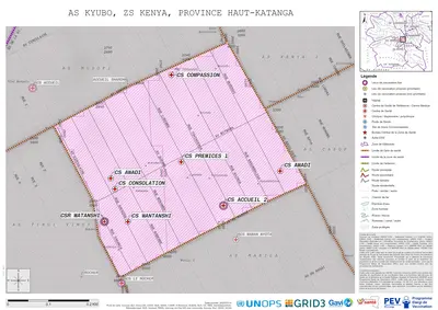 Microplanning: Kyubo, Kenya, Lubumbashi, Haut-Katanga, COD (2025)