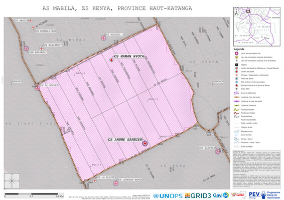 Microplanning: Mabila, Kenya, Lubumbashi, Haut-Katanga, COD (2025)
