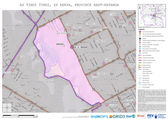 Microplanning: Tingi-Tingi, Kenya, Lubumbashi, Haut-Katanga, COD (2025)