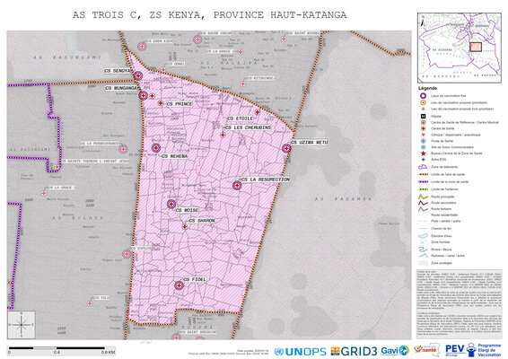 Microplanning: Trois-C, Kenya, Lubumbashi, Haut-Katanga, COD (2025)