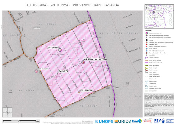 Microplanning: Upemba, Kenya, Lubumbashi, Haut-Katanga, COD (2025)