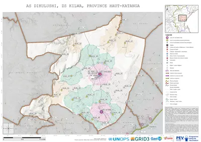 Microplanning: Dikulushi, Kilwa, Lubumbashi, Haut-Katanga, COD (2025)