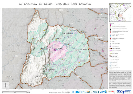 Microplanning: Kakinga, Kilwa, Lubumbashi, Haut-Katanga, COD (2025)