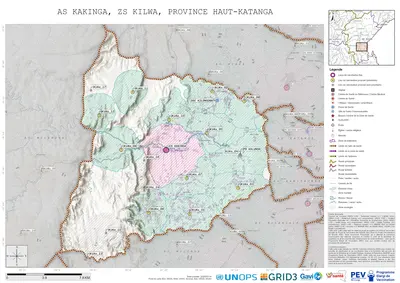 Microplanning: Kakinga, Kilwa, Lubumbashi, Haut-Katanga, COD (2025)