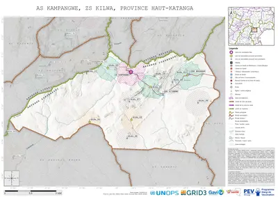 Microplanning: Kampangwe, Kilwa, Lubumbashi, Haut-Katanga, COD (2025)
