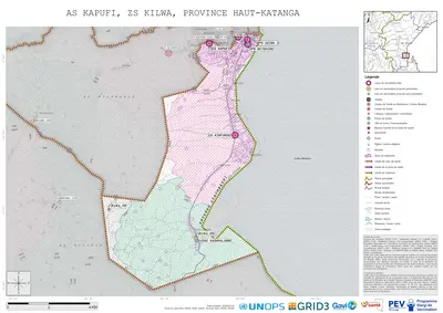 Microplanning: Kapufi, Kilwa, Lubumbashi, Haut-Katanga, COD (2025)