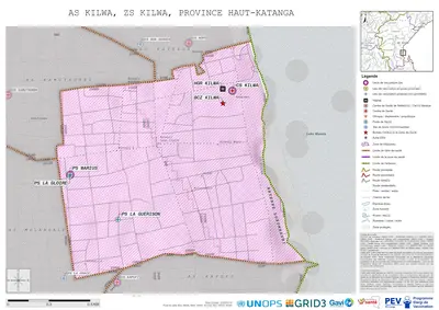 Microplanning: Kilwa, Kilwa, Lubumbashi, Haut-Katanga, COD (2025)