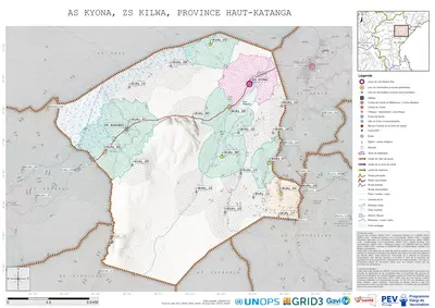 Microplanning: Kyona, Kilwa, Lubumbashi, Haut-Katanga, COD (2025)