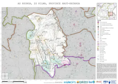 Microplanning: Nsonga, Kilwa, Lubumbashi, Haut-Katanga, COD (2025)