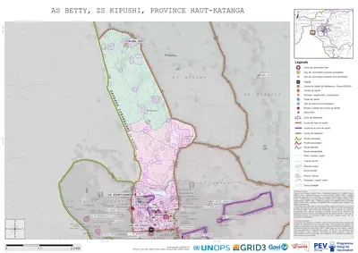 Microplanning: Betty, Kipushi, Lubumbashi, Haut-Katanga, COD (2025)