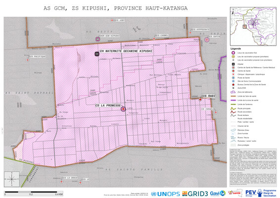 Microplanning: Gcm, Kipushi, Lubumbashi, Haut-Katanga, COD (2025)