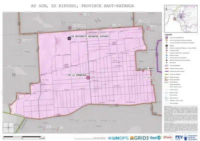 Microplanning: Gcm, Kipushi, Lubumbashi, Haut-Katanga, COD (2025)