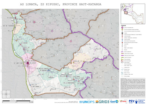 Microplanning: Lumata, Kipushi, Lubumbashi, Haut-Katanga, COD (2025)