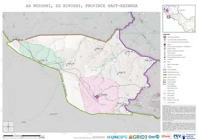 Microplanning: Musoshi, Kipushi, Lubumbashi, Haut-Katanga, COD (2025)