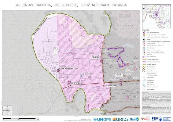 Microplanning: Saint-Raphael, Kipushi, Lubumbashi, Haut-Katanga, COD (2025)