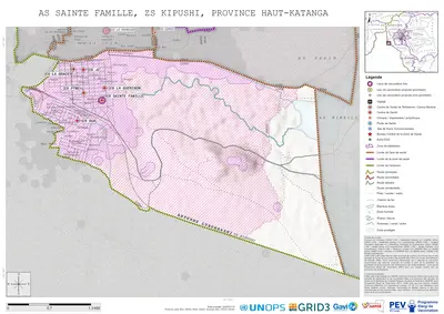 Microplanning: Sainte-Famille, Kipushi, Lubumbashi, Haut-Katanga, COD (2025)