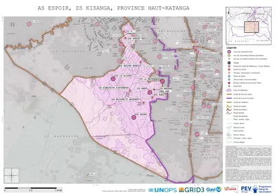 Microplanning: Espoir, Kisanga, Lubumbashi, Haut-Katanga, COD (2025)