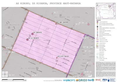 Microplanning: Kiboko, Kisanga, Lubumbashi, Haut-Katanga, COD (2025)