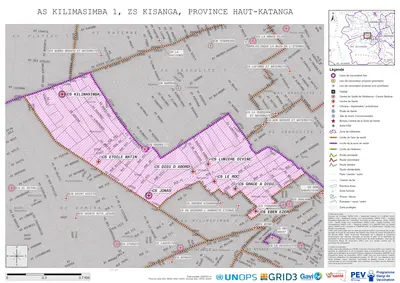 Microplanning: Kilimasimba-1, Kisanga, Lubumbashi, Haut-Katanga, COD (2025)