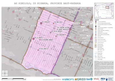 Microplanning: Kimilolo, Kisanga, Lubumbashi, Haut-Katanga, COD (2025)