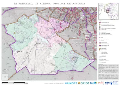 Microplanning: Maendeleo, Kisanga, Lubumbashi, Haut-Katanga, COD (2025)