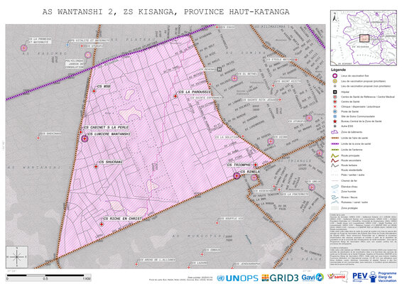 Microplanning: Wantanshi-2, Kisanga, Lubumbashi, Haut-Katanga, COD (2025)