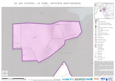 Microplanning: Dac-Kipushi, Kowe, Lubumbashi, Haut-Katanga, COD (2025)