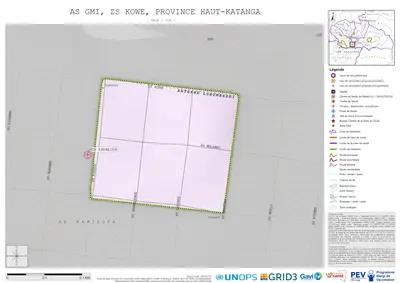 Microplanning: Gmi, Kowe, Lubumbashi, Haut-Katanga, COD (2025)