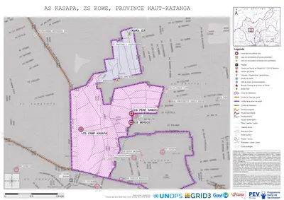 Microplanning: Kasapa, Kowe, Lubumbashi, Haut-Katanga, COD (2025)