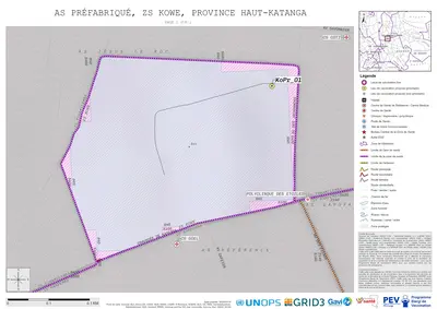 Microplanning: Prfabriqu, Kowe, Lubumbashi, Haut-Katanga, COD (2025)