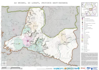 Microplanning: Nkonko, Lukafu, Lubumbashi, Haut-Katanga, COD (2025)