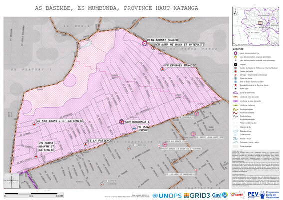 Microplanning: Basembe, Mumbunda, Lubumbashi, Haut-Katanga, COD (2025)
