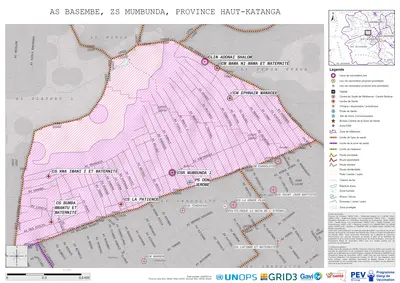 Microplanning: Basembe, Mumbunda, Lubumbashi, Haut-Katanga, COD (2025)