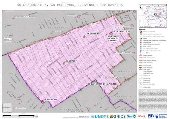 Microplanning: Gbadolite-3, Mumbunda, Lubumbashi, Haut-Katanga, COD (2025)