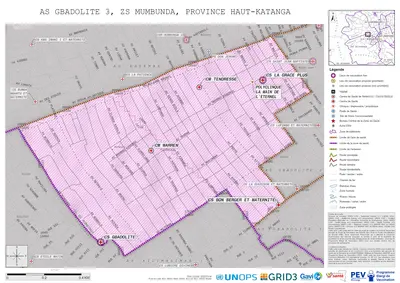 Microplanning: Gbadolite-3, Mumbunda, Lubumbashi, Haut-Katanga, COD (2025)
