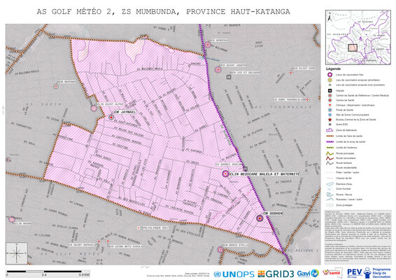 Microplanning: Golf-Mto-2, Mumbunda, Lubumbashi, Haut-Katanga, COD (2025)
