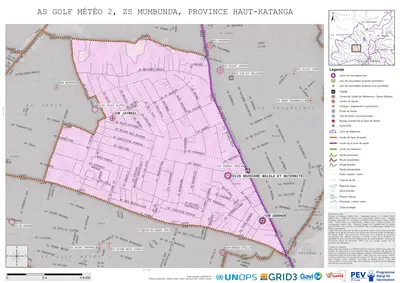 Microplanning: Golf-Mto-2, Mumbunda, Lubumbashi, Haut-Katanga, COD (2025)
